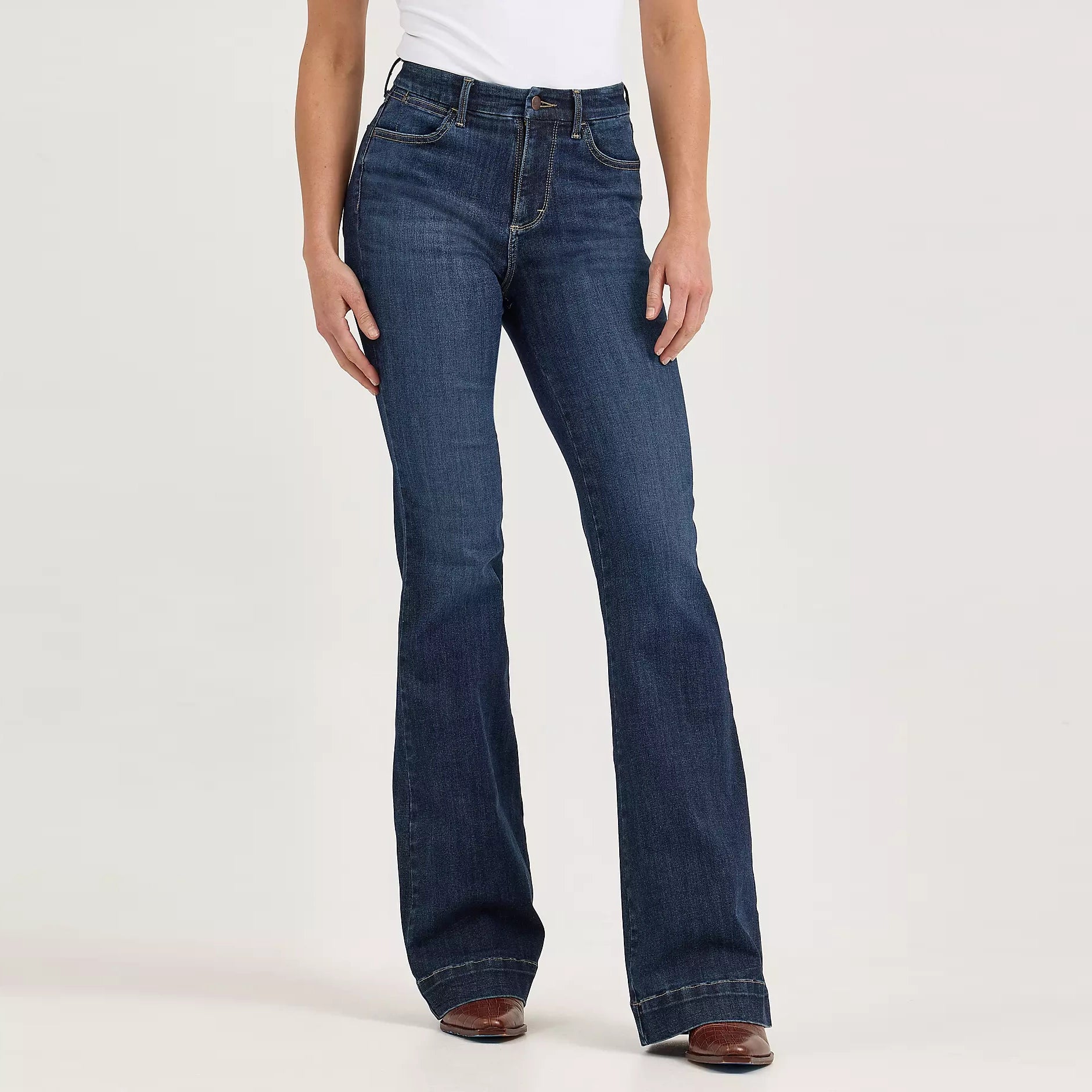 Wrangler® Womens High Rise Trouser Jeans
