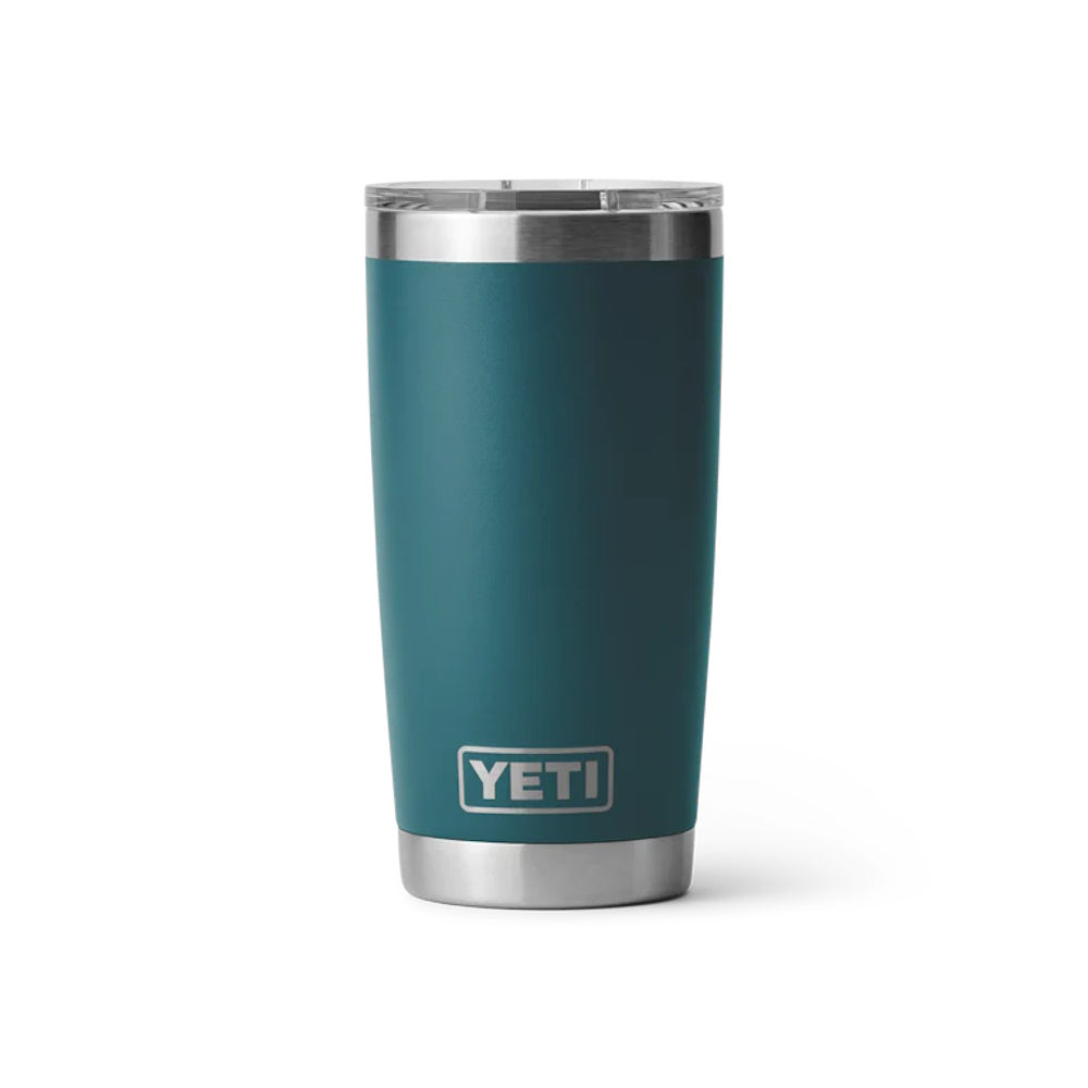 Front of Agave Teal Yeti Rambler 20oz Tumbler with MagSlider Lid