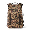 Camouflage-patterned backpack with YETI logo