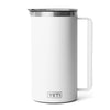 White YETI pitcher with handle