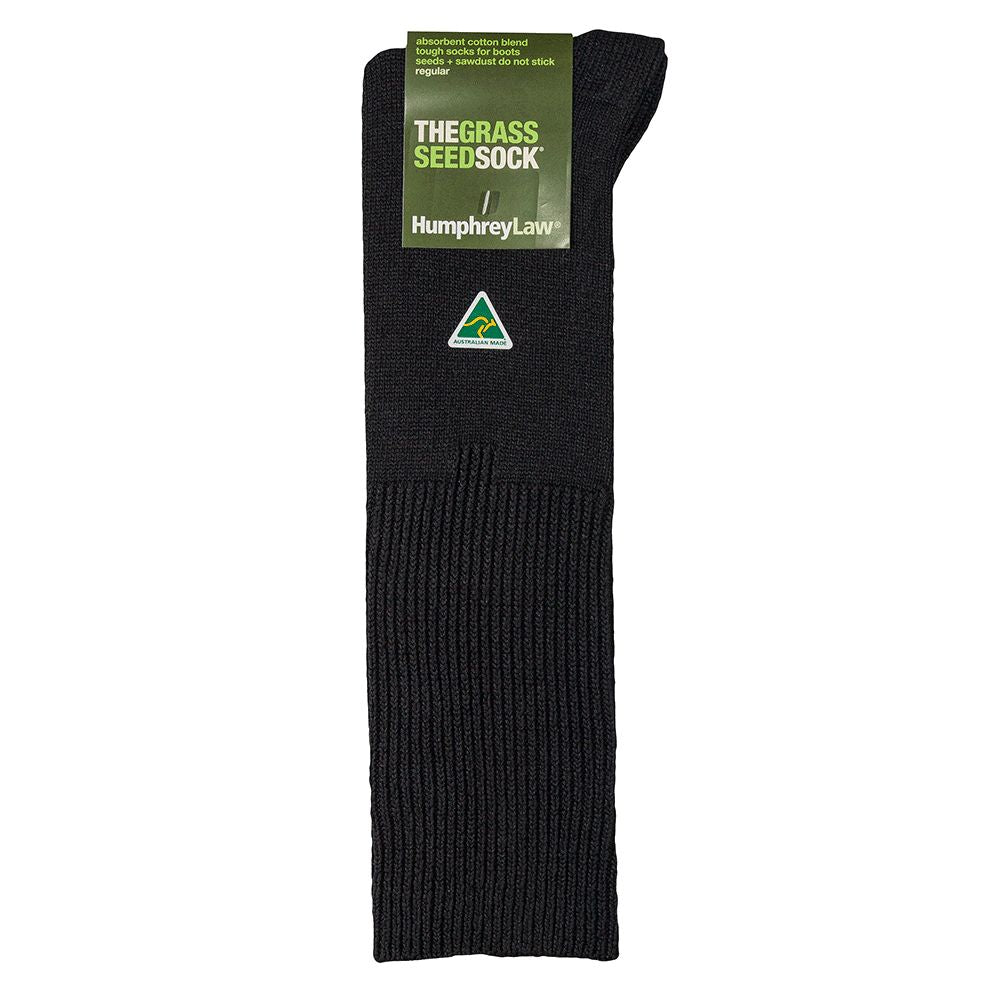 Humphrey Law The Grass Seed Sock in Black