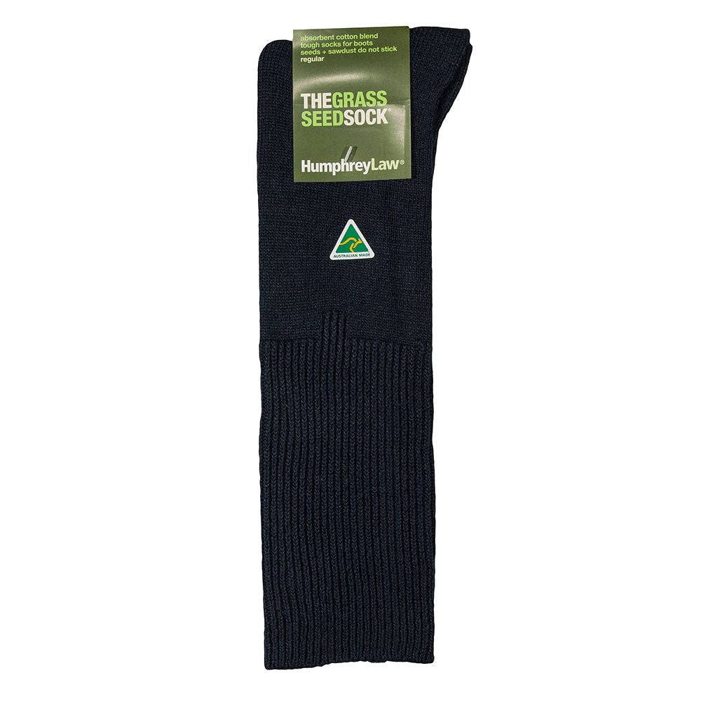 Humphrey Law The Grass Seed Sock in Navy
