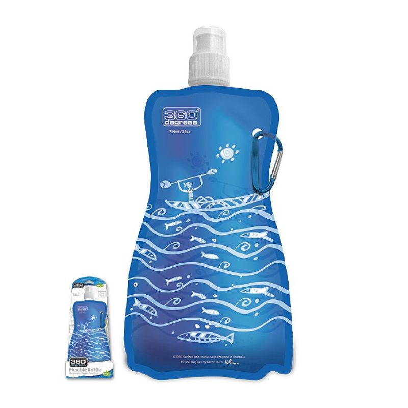 360 Degrees Flexible Bottle in Boat Blue