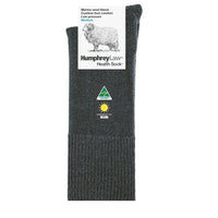 Humphrey Law Men's Merino Wool Cushion Sole Health Sock in Scots Grey