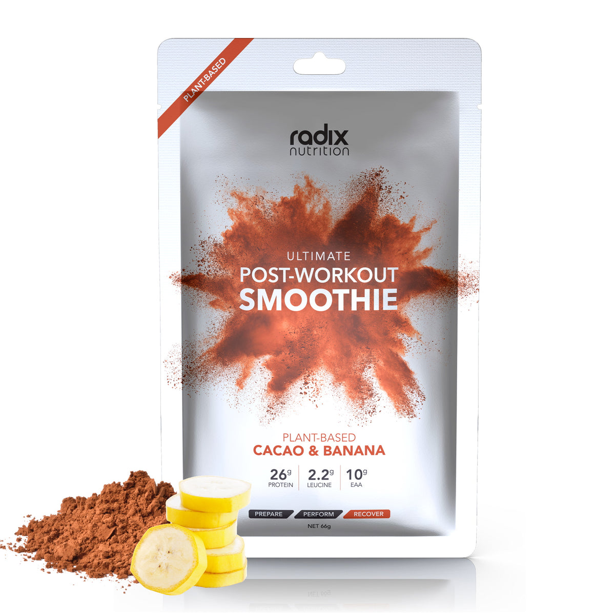Radix Ultimate Post-Workout Plant-Based Smoothie - Cacao and Banana