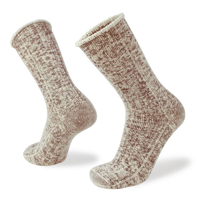 Wilderness Wear Merino Fleece Socks in Cappuccino Marle