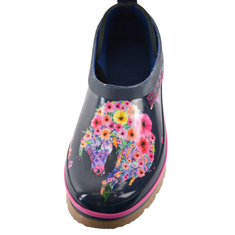Thomas Cook Womens Kingston Gumboots (Horse Flowers Print)