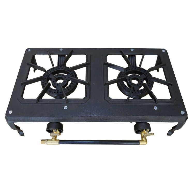 Cast Iron Double Country Cooker Top Down