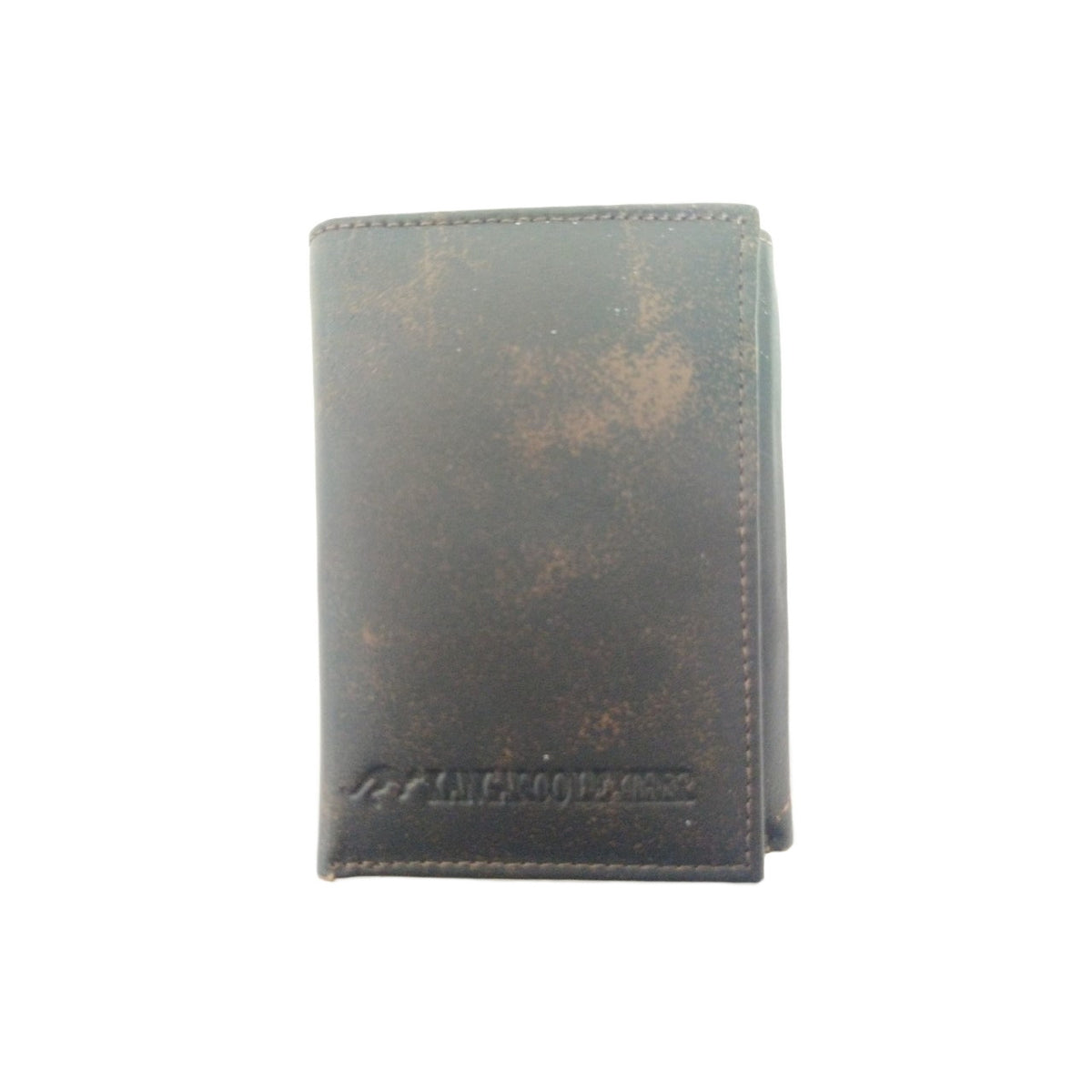 Barmah Kangaroo Leather 2 Fold Wallet Vintage Closed