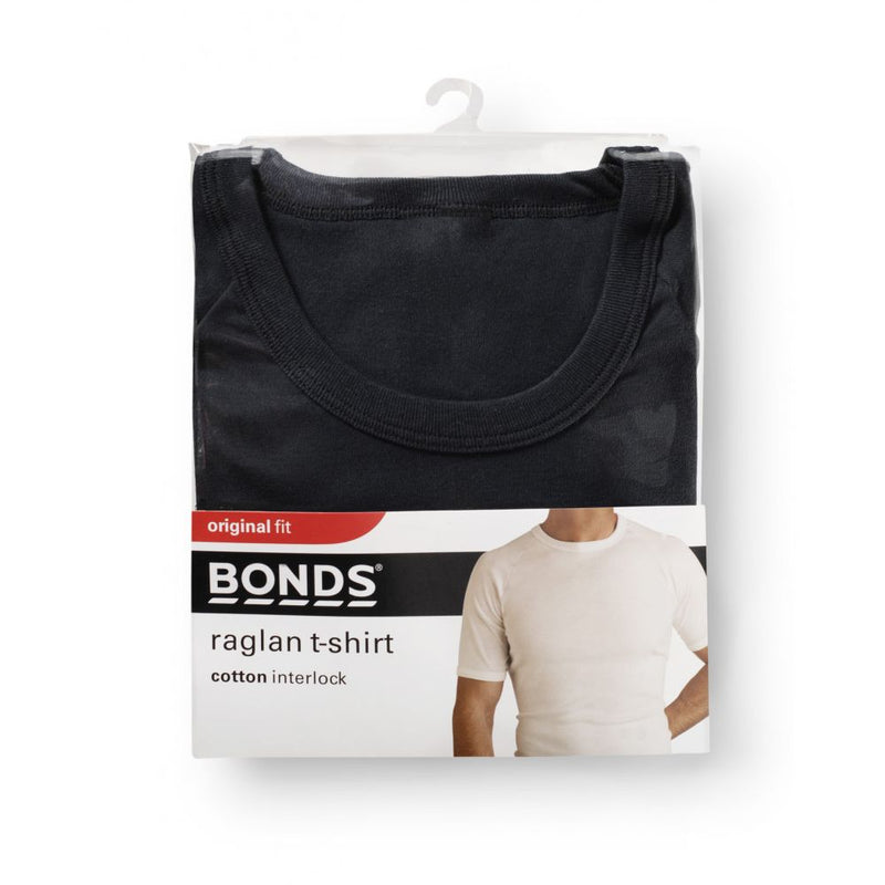 Bonds Men's Raglan Tee Black Package