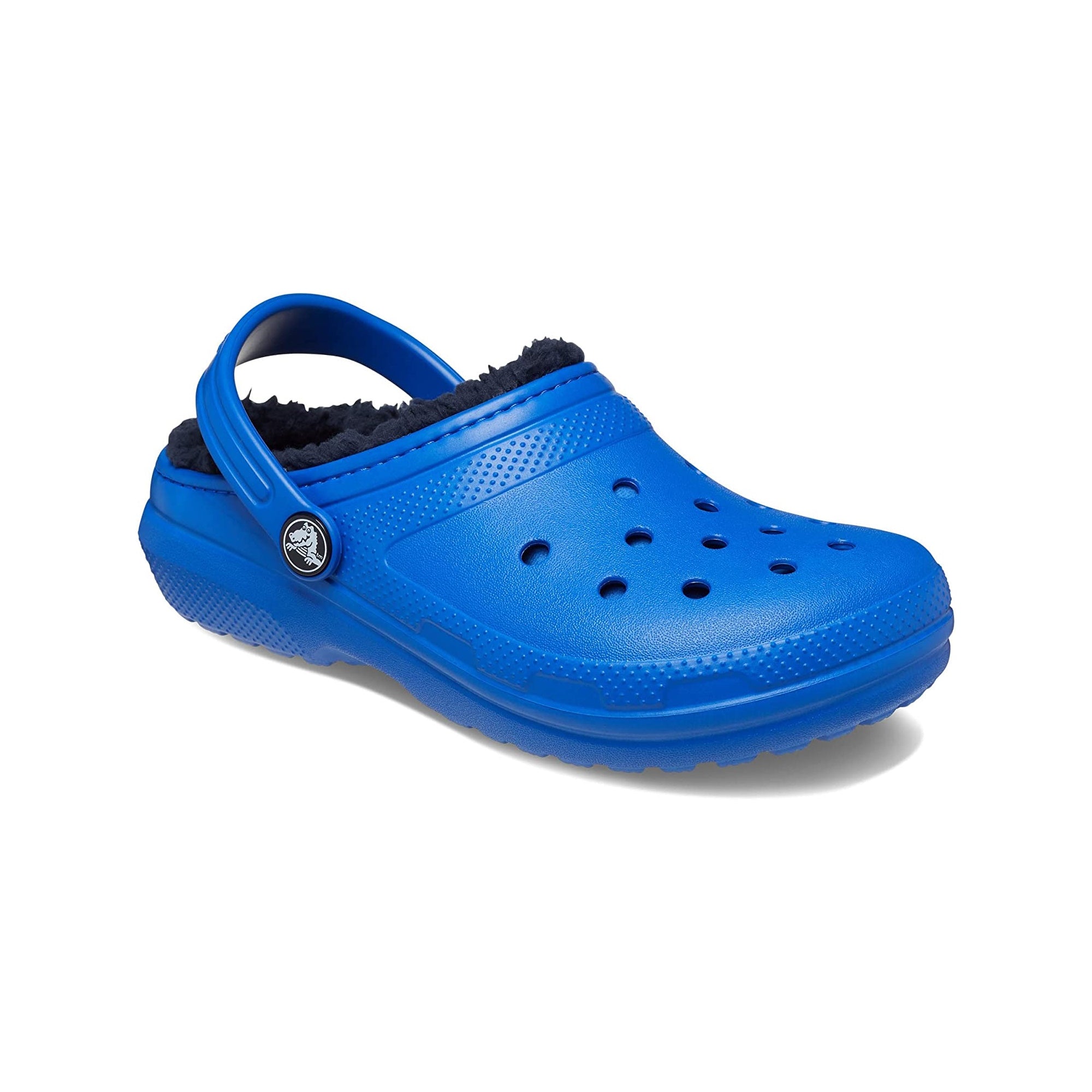 Kids fur crocs hot sale