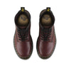 Dr Martens 1460 8 Eye Boots Cherry Red Smooth Top Down