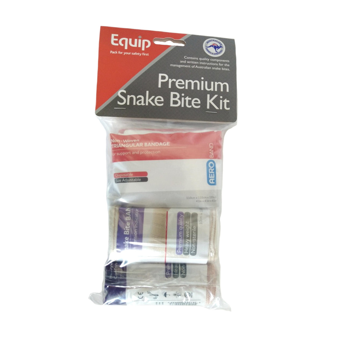 Equip Premium Snake Bite Kit With Tension Indicator Bandage