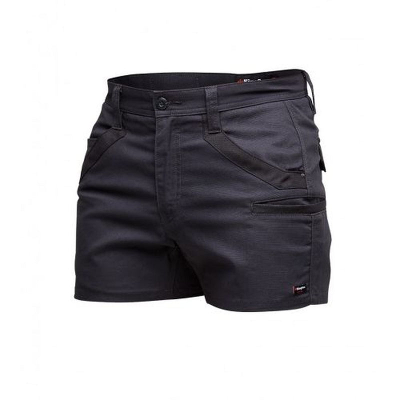 KingGee Tradie Utility Short Shorts in Charcoal
