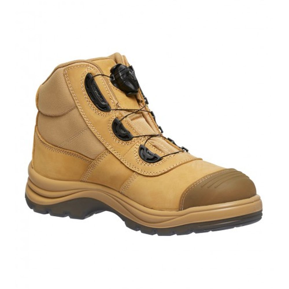 KingGee Tradie Boa Safety Boot in Wheat