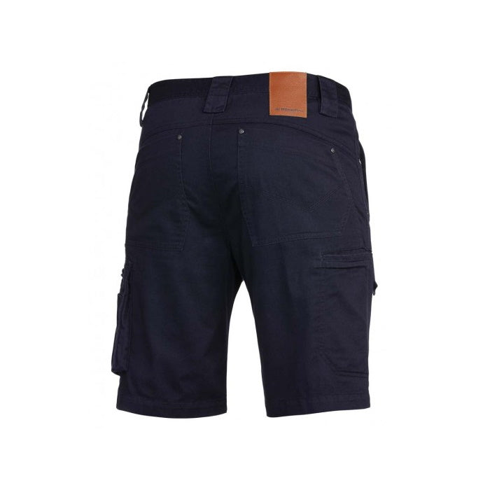 Back view of KingGee Tradie Summer Shorts in Navy