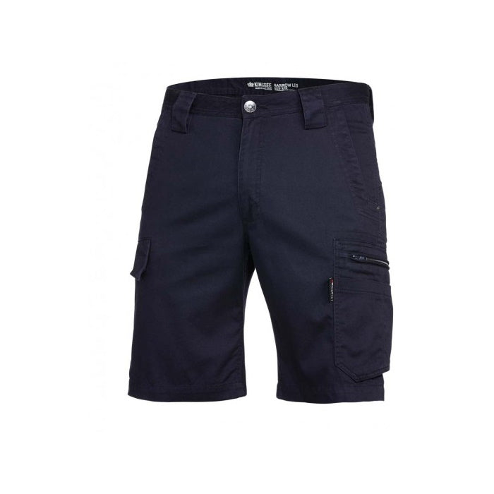 KingGee Tradie Summer Shorts in Navy Front View