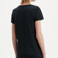 Back view of Levi's Women's Batwing Logo Tee in Black