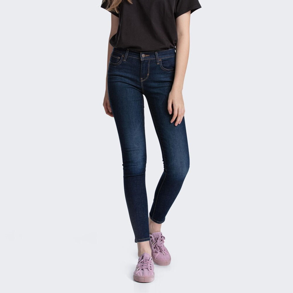Front view of Levi's 710 Women's Super Skinny Jeans in Wandering Mind
