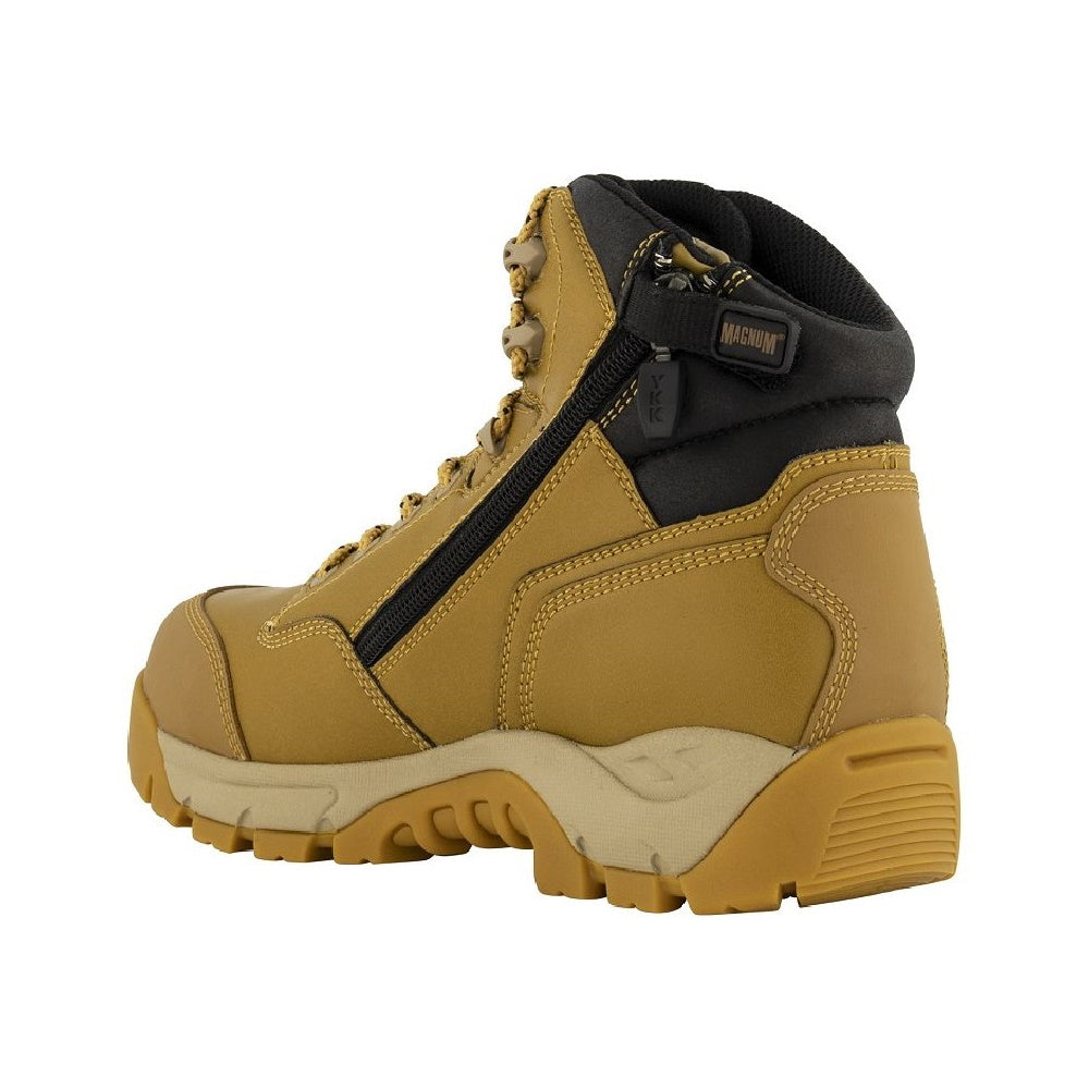 Magnum Precision Max Zip WP Soft Toe Work Boot Wheat Allgoods