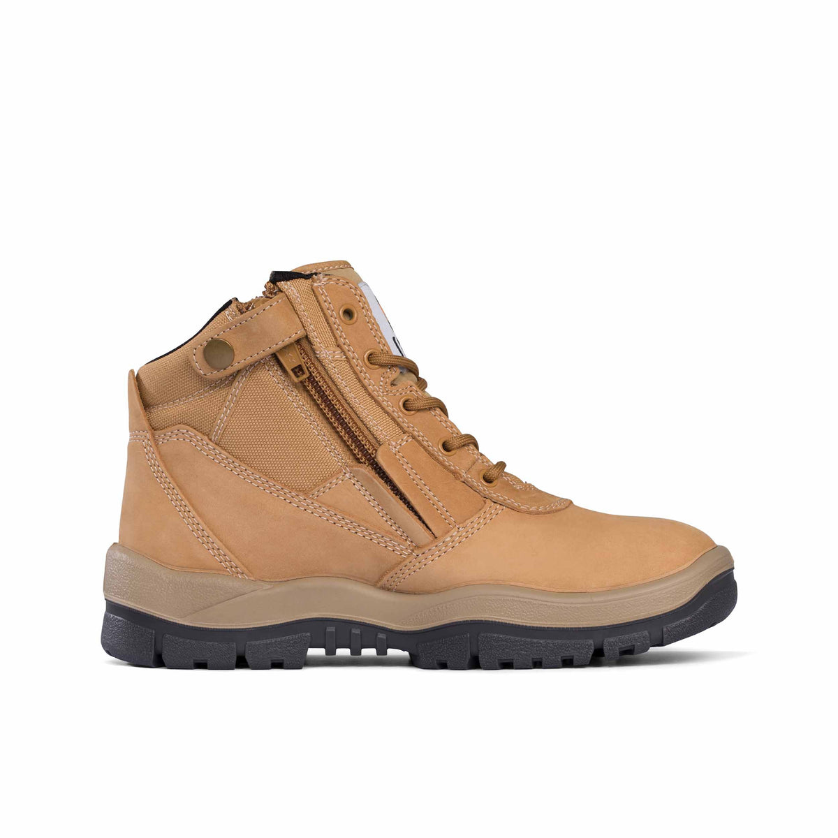 Zip side view of Mongrel 261050 Boot in Wheat