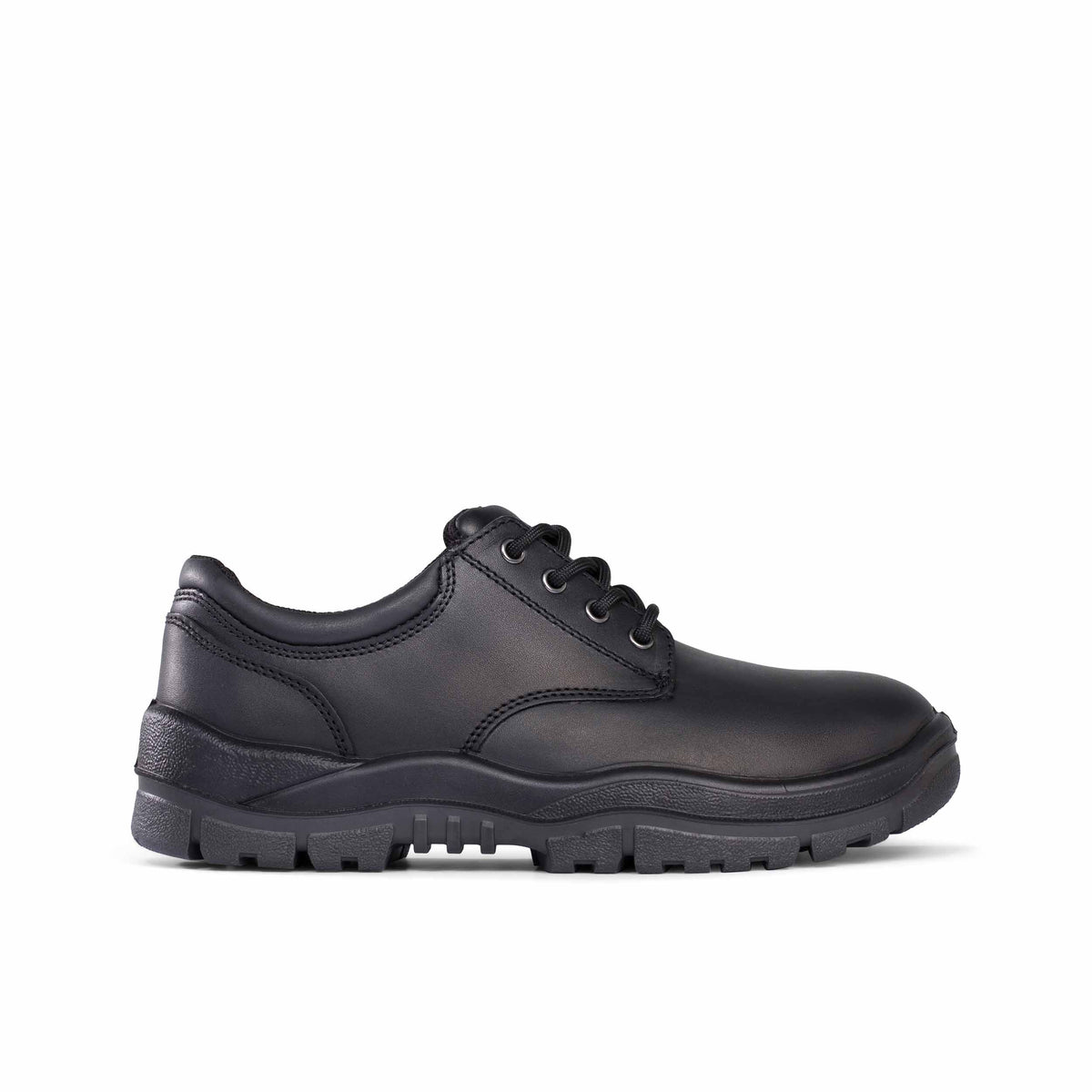 Side of Mongrel 910025 Lace Up Work Shoe in Black