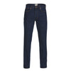 Front view of Mustang stretch jeans in Navy 