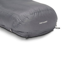 Foot end of One Planet Bungle Sleeping Bag