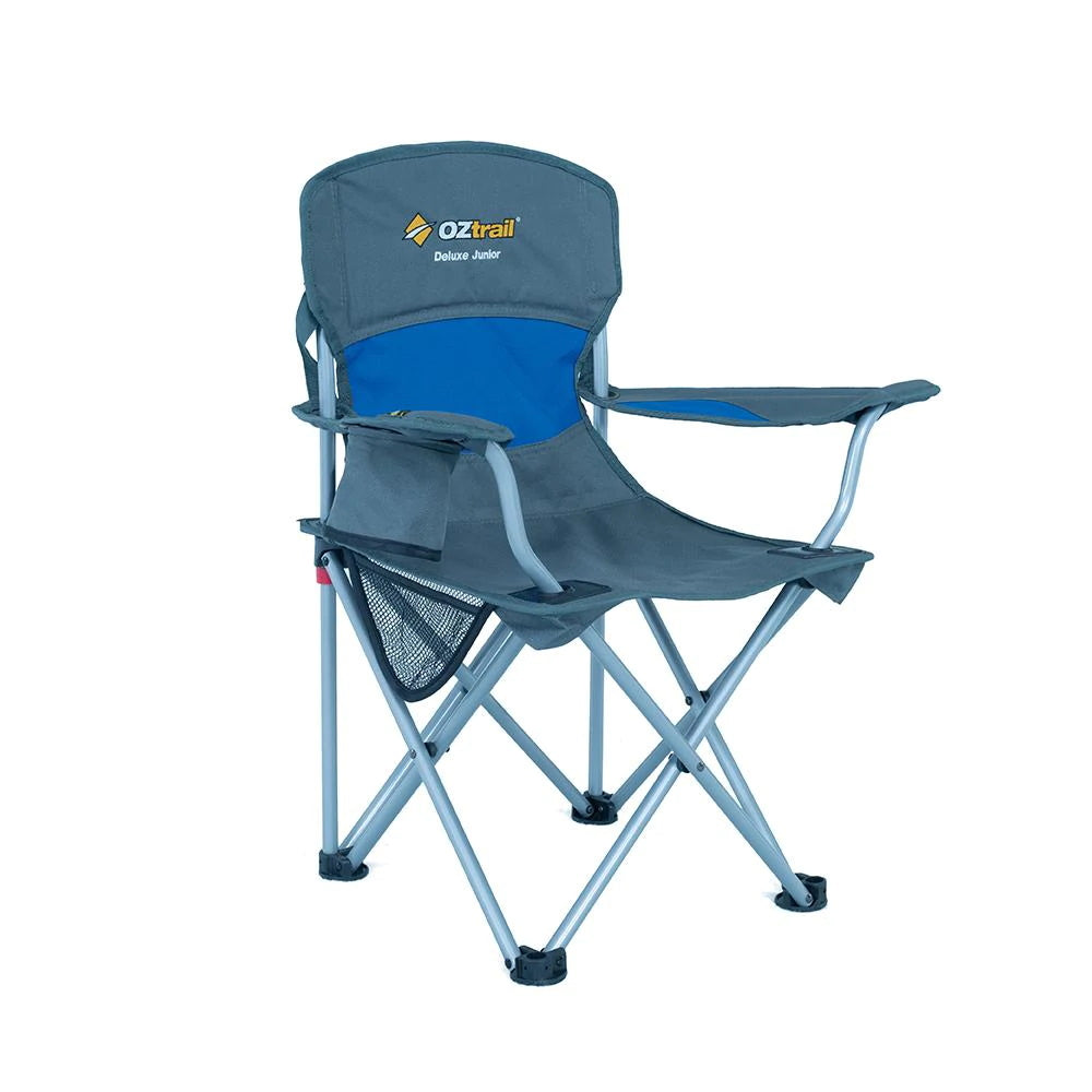 Oztrail Deluxe Junior Arm Chair in Blue