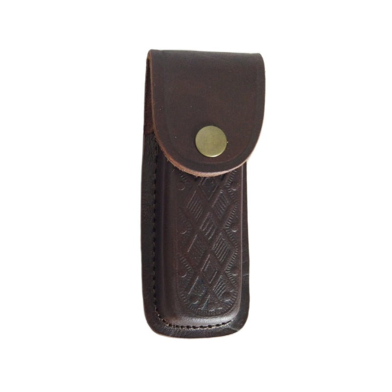 Rite Edge 127mm Printed Brown Leather Pouch