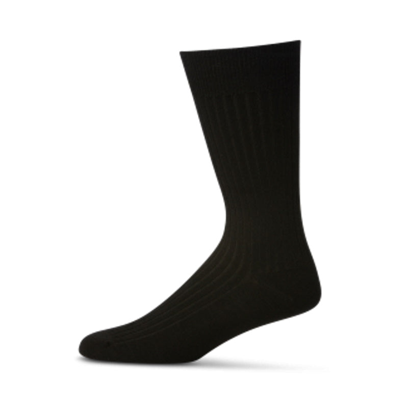 Pussyfoot Men's Wool Blend Health Sock in Black