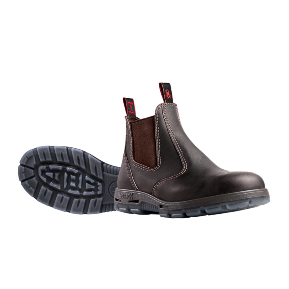 Redback USBBA Elastic Sided Steel Toe Work Safety Boots Suede Bobcat Banana Redback USBBA Elastic Sided Steel Toe Work Safety Boots Suede Bobcat Banana
