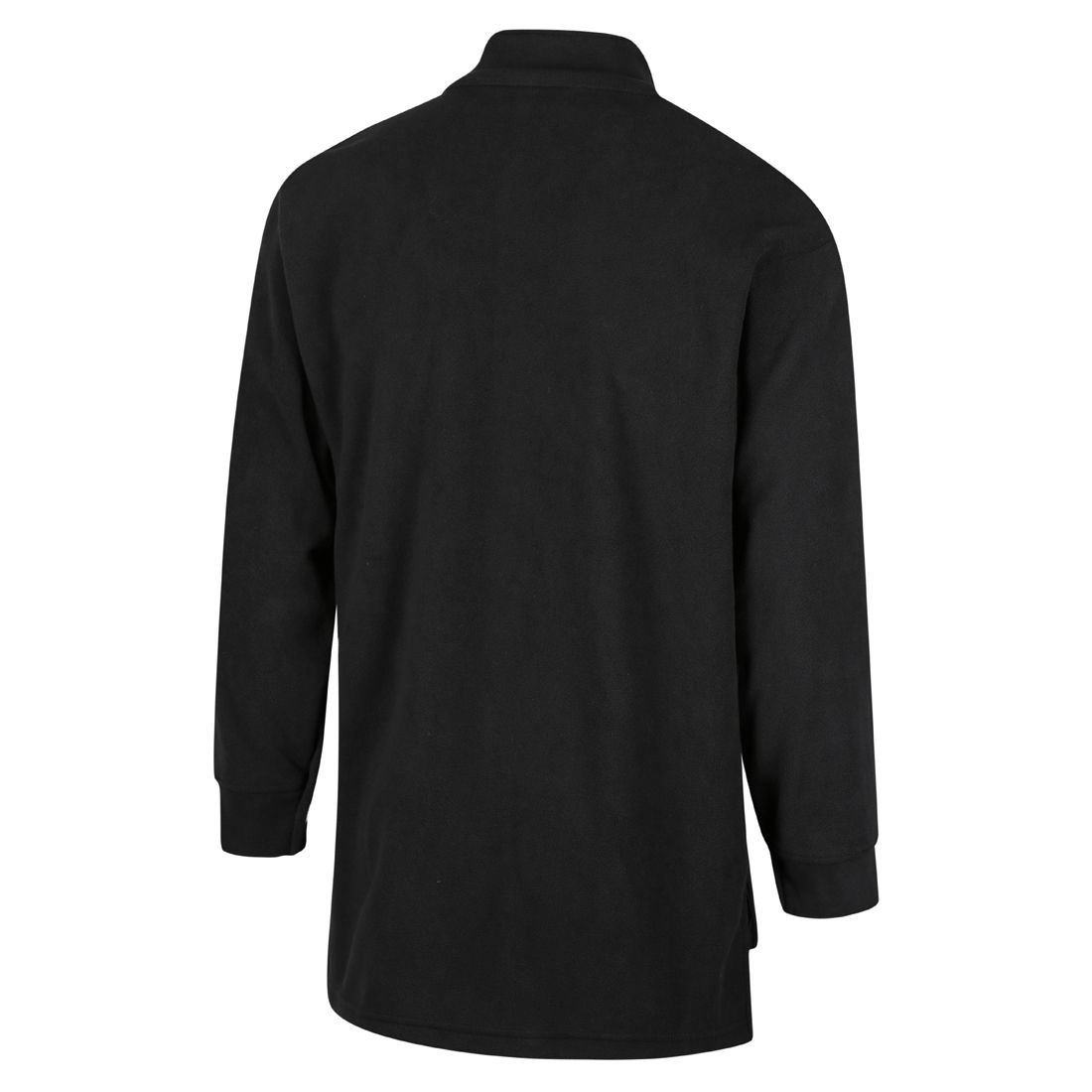 Back view of Ridgeline Premium Workmans Zip Bush Shirt in Black