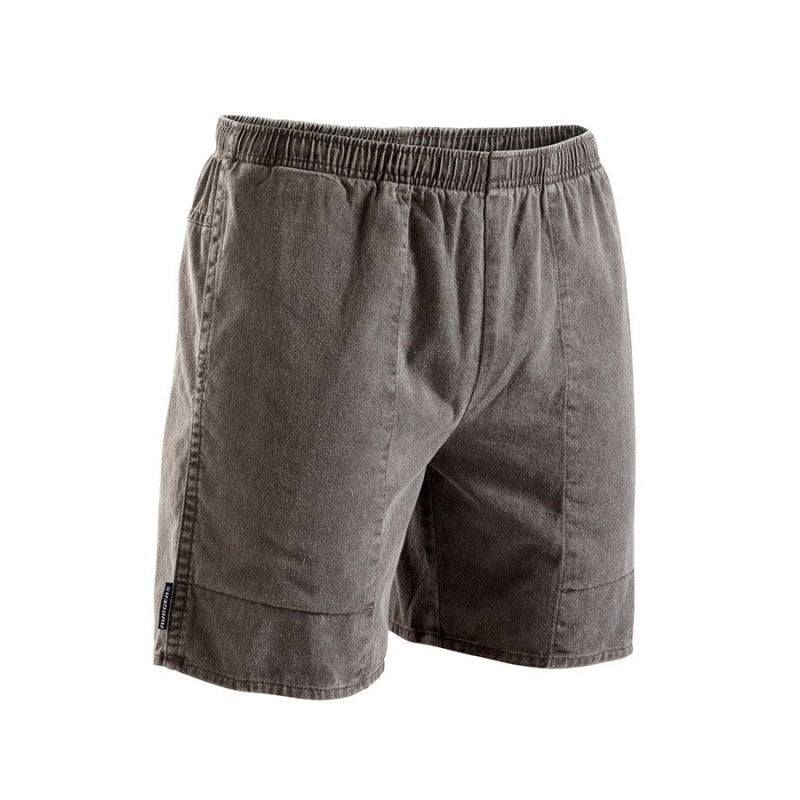 Ruggers Se420H Elastic Waist Drill Short in Charcoal