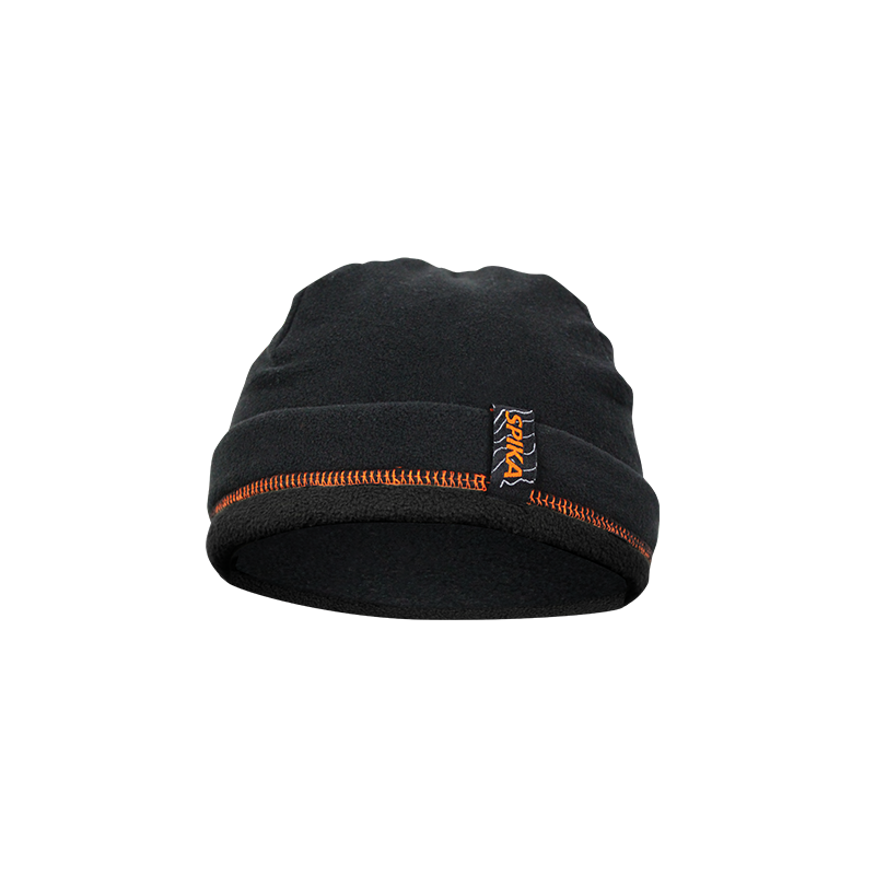 Black beanie with Orange logo