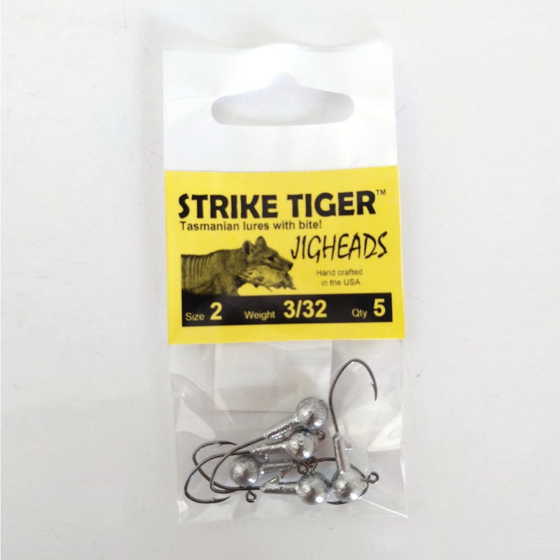 Strike Tiger Jighead (Size 2 X 3/32 Inch) 5 Pack
