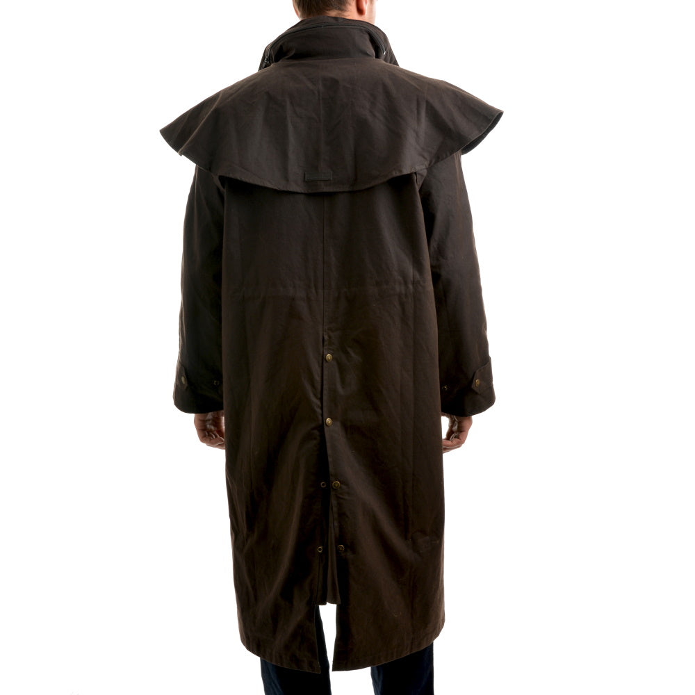 Oilskin long outlet coat