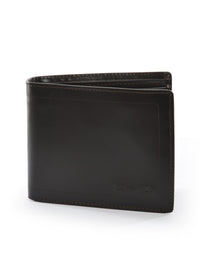 Thomas Cook Men's Leather Edged Wallet in Dark Brown