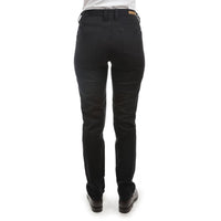 Back view of Thomas Cook Women's Moleskin Wonder Slim Jeans in Black