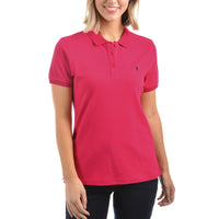 Thomas Cook Women's Classic Polo in Bright Rose