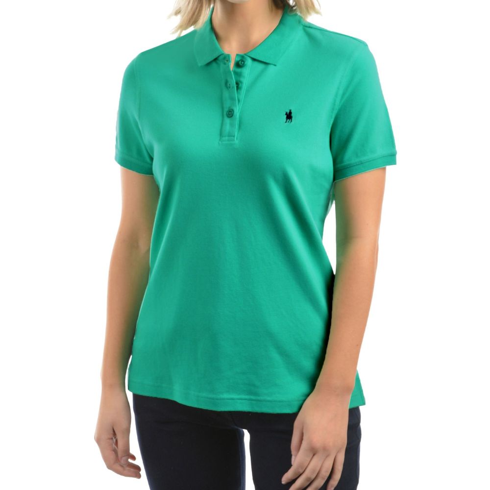 Green polo t deals shirt women's