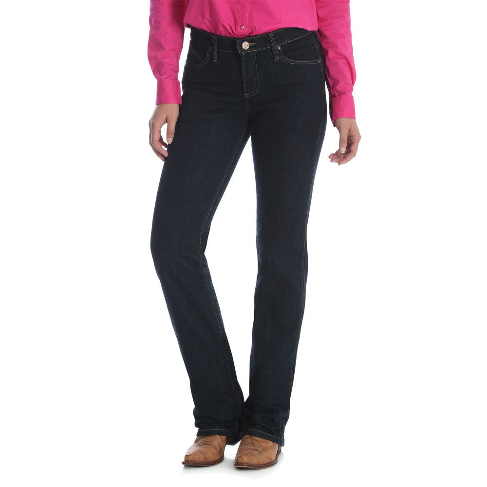 Front view of Wrangler Women's Q-Baby Ultimate Riding Jeans