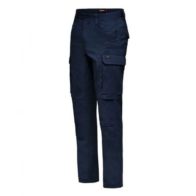 Slim Fit Textured Stretch Cargo Trousers