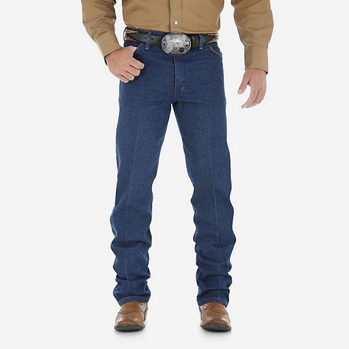 Front view of Wrangler Men's Cowboy Cut Original Fit Rigid Jeans