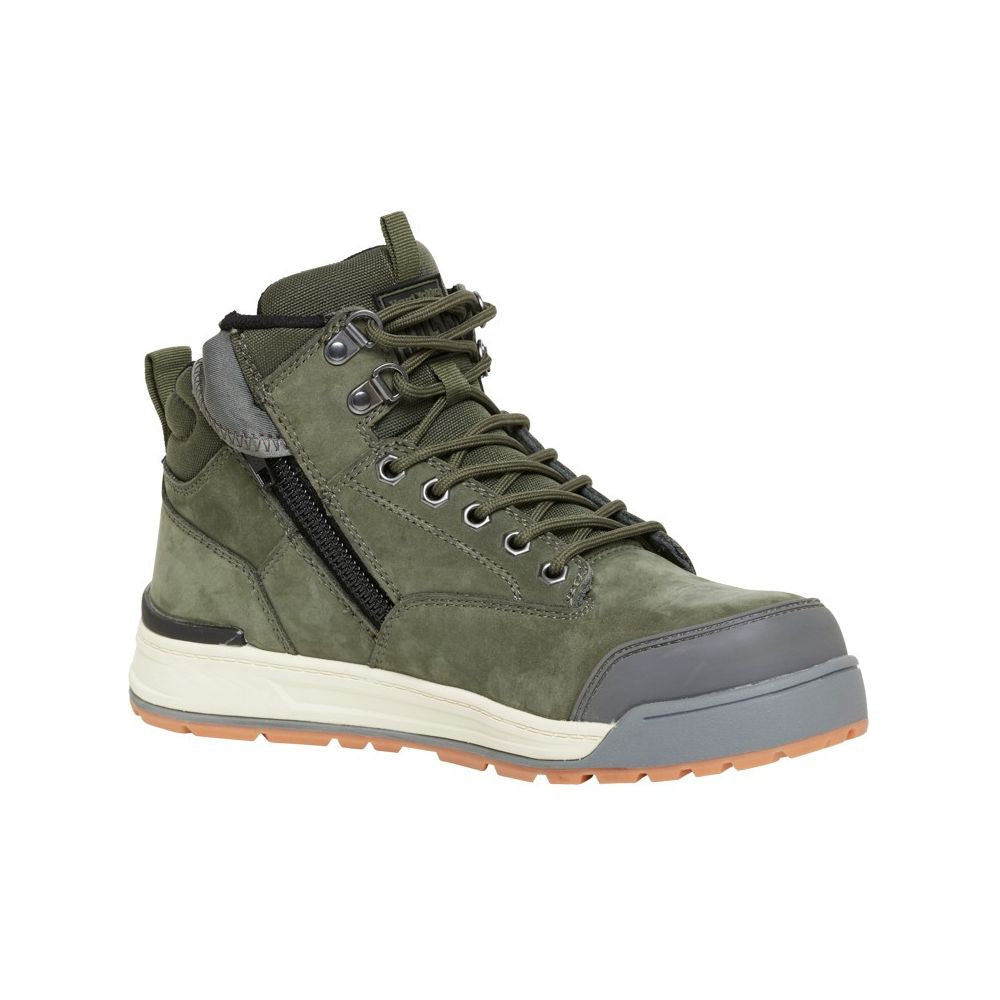 Olive Green Work Boots 