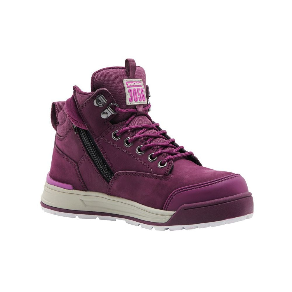 Hard Yakka 3056 Womens Side Zip Safety Boots (Shiraz) – Allgoods