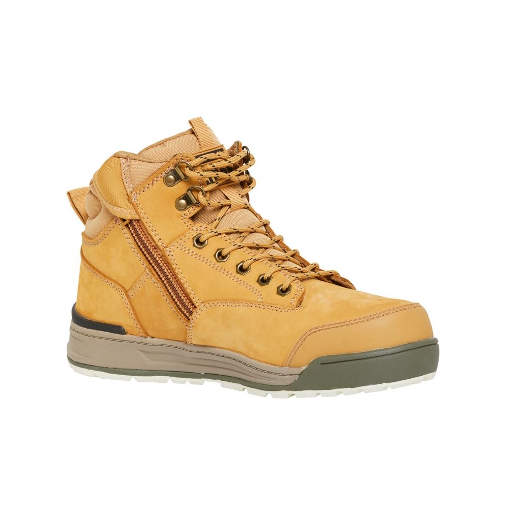 Wheat Men's Steel Toe Work Boots
